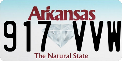AR license plate 917VVW