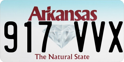 AR license plate 917VVX