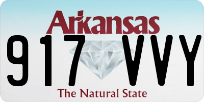 AR license plate 917VVY