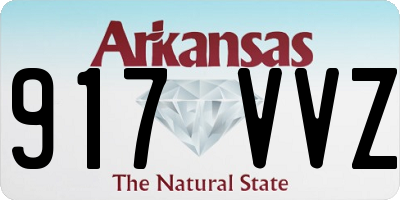 AR license plate 917VVZ
