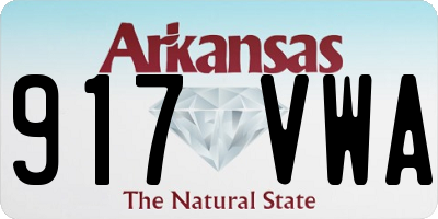 AR license plate 917VWA