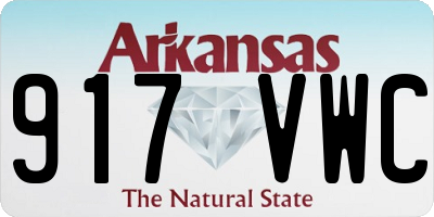 AR license plate 917VWC