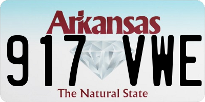 AR license plate 917VWE