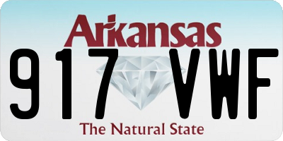 AR license plate 917VWF