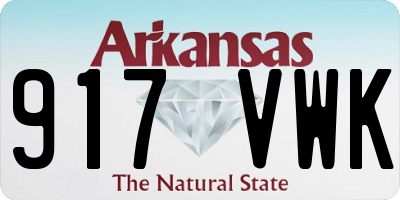 AR license plate 917VWK