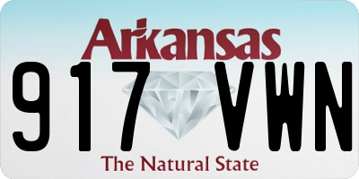 AR license plate 917VWN