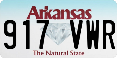 AR license plate 917VWR