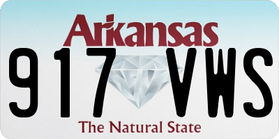 AR license plate 917VWS