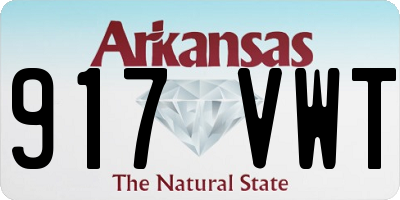 AR license plate 917VWT