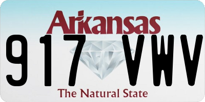 AR license plate 917VWV
