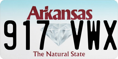 AR license plate 917VWX