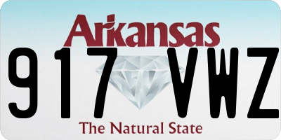 AR license plate 917VWZ