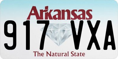 AR license plate 917VXA