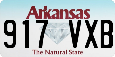 AR license plate 917VXB