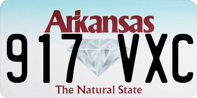 AR license plate 917VXC