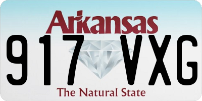 AR license plate 917VXG