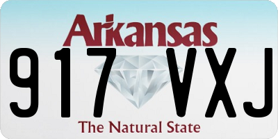AR license plate 917VXJ