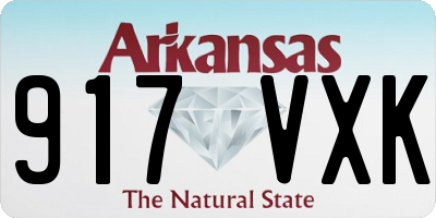 AR license plate 917VXK