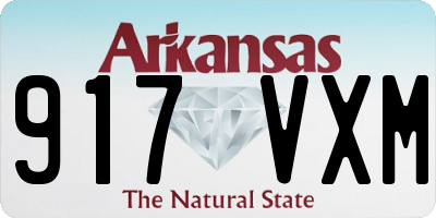 AR license plate 917VXM