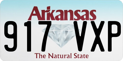 AR license plate 917VXP