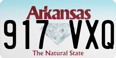 AR license plate 917VXQ