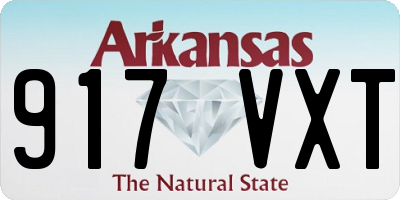 AR license plate 917VXT