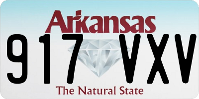AR license plate 917VXV