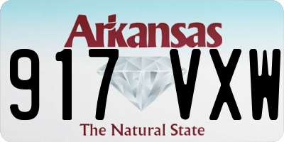 AR license plate 917VXW