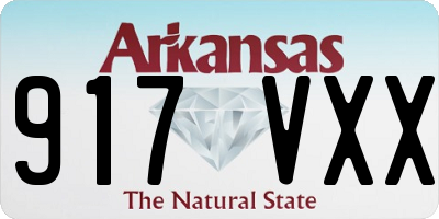 AR license plate 917VXX