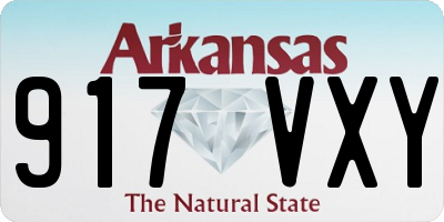 AR license plate 917VXY