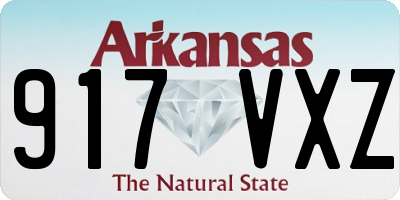 AR license plate 917VXZ