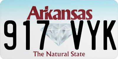AR license plate 917VYK