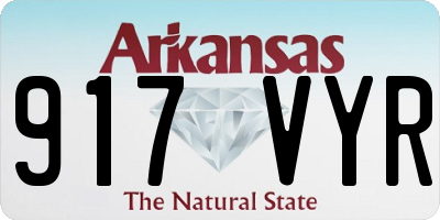 AR license plate 917VYR