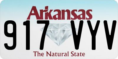 AR license plate 917VYV