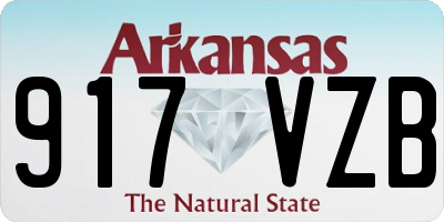 AR license plate 917VZB