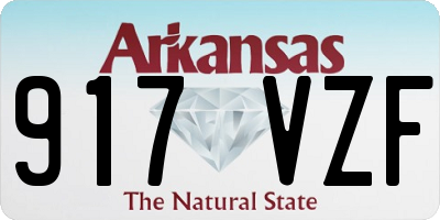 AR license plate 917VZF