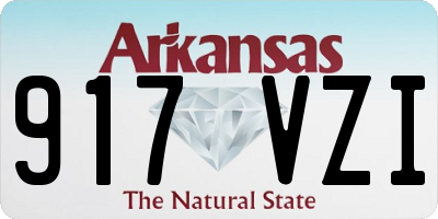 AR license plate 917VZI