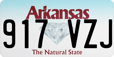 AR license plate 917VZJ