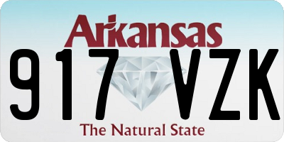 AR license plate 917VZK