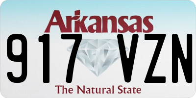 AR license plate 917VZN