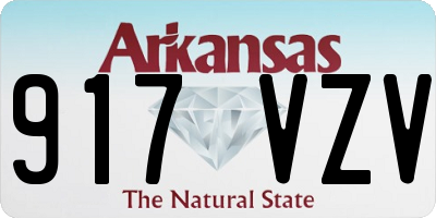 AR license plate 917VZV