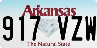 AR license plate 917VZW