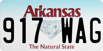 AR license plate 917WAG