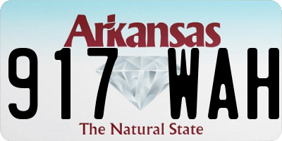 AR license plate 917WAH