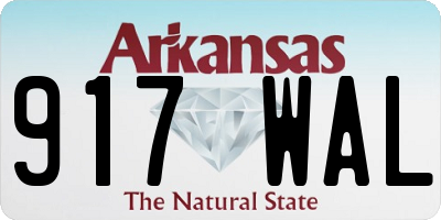 AR license plate 917WAL