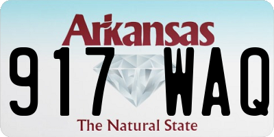 AR license plate 917WAQ