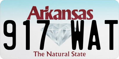 AR license plate 917WAT