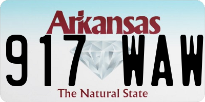 AR license plate 917WAW