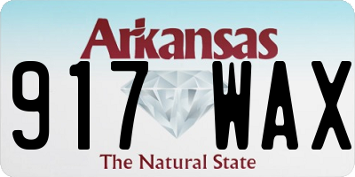 AR license plate 917WAX