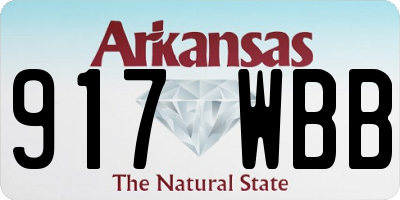 AR license plate 917WBB